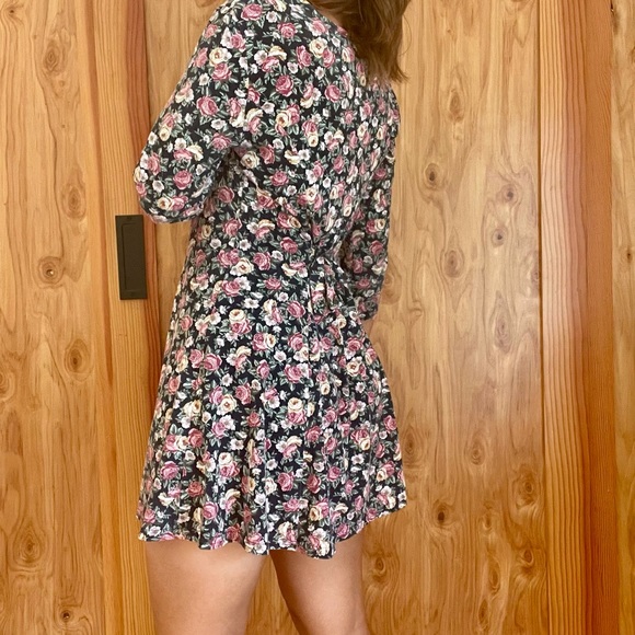 vintage 90s button up dress - Picture 3 of 6